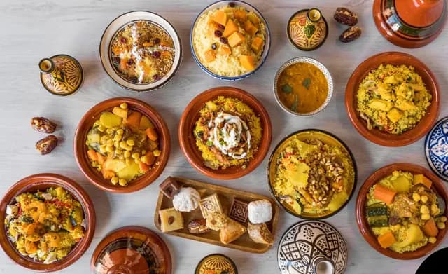The Couscous Bar food